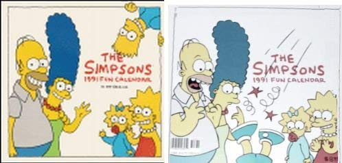 THE SIMPSONS' 1991 CALENDAR (9780679728719) by Groening, Matt