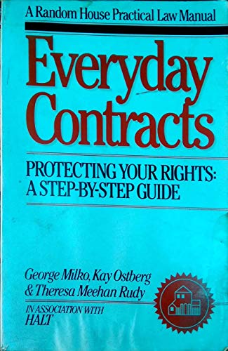 Imagen de archivo de Everyday Contracts : Protecting Your Rights a la venta por Better World Books