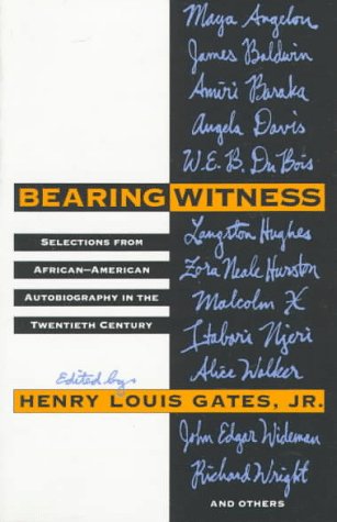 9780679735205: Bearing Witness: Selections from African-American Autogiobraphy in the Twentieth Century