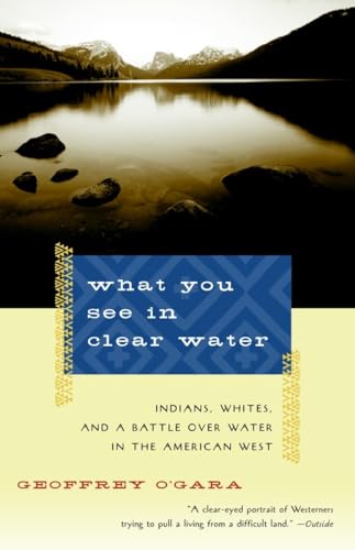 Imagen de archivo de What You See in Clear Water: Indians, Whites, and a Battle Over Water in the American West a la venta por SecondSale