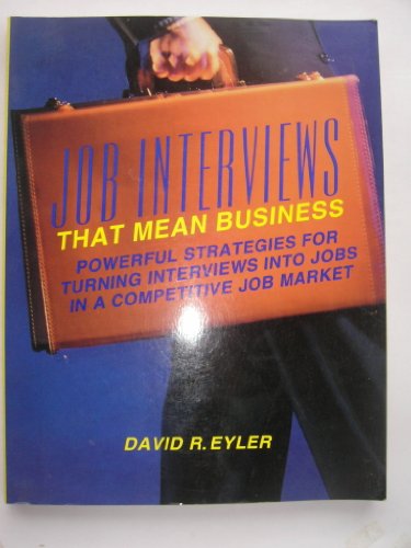 Beispielbild fr Job Interviews That Mean Business zum Verkauf von Wonder Book