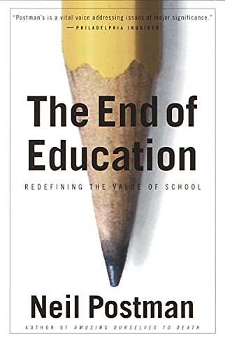 Beispielbild fr The End of Education Redefinin zum Verkauf von SecondSale