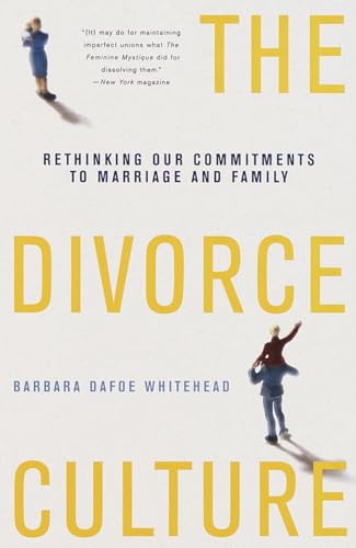 Imagen de archivo de The Divorce Culture: Rethinking Our Commitments to Marriage and Family a la venta por Wonder Book