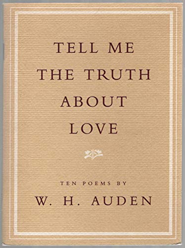 9780679757825: Tell Me the Truth About Love: Ten Poems