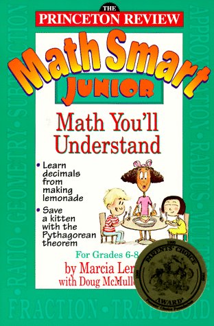 9780679759355: The Princeton Review Math Smart Junior: Math You'll Understand/Grades 6-8