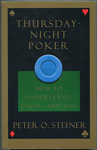 Beispielbild fr Thursday Night Poker: How to Understand, Enjoy and Win zum Verkauf von Wonder Book