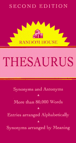 Beispielbild fr Thesaurus, Second Edition (Random House Vest Pocket Series) zum Verkauf von Wonder Book