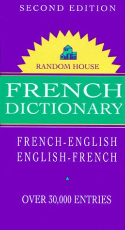 Imagen de archivo de Random House French Dictionary, Second Edition (Random House Vest Pocket Series) (English and French Edition) a la venta por SecondSale
