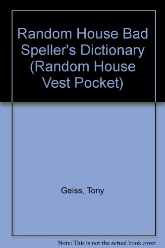 Stock image for Bad Spellers, Second Edition (Random House Vest Pocket) for sale by Wonder Book