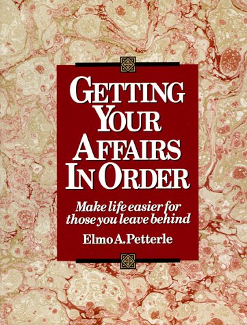 9780679769477: Getting Your Affairs in Order: Make Life Easier for Those You Leave Behind