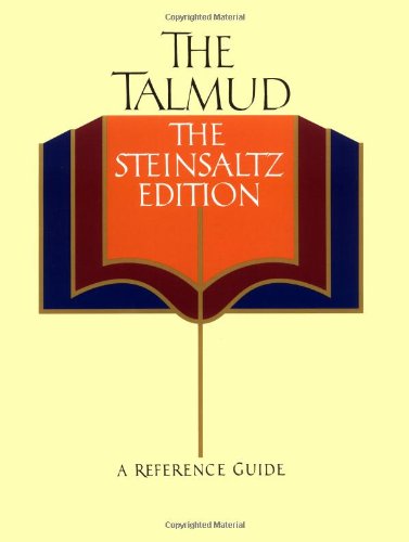 9780679773672: The Talmud, The Steinsaltz Edition: A Reference Guide