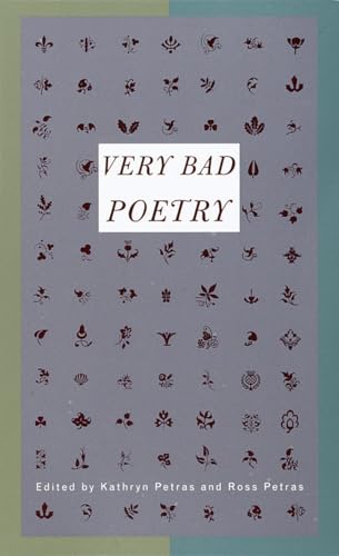 Beispielbild fr Very Bad Poetry zum Verkauf von SuzyQBooks