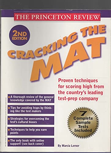 9780679778660: Cracking the MAT, 2nd Edition