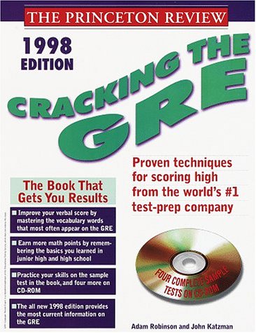 Cracking the GRE 1998 : With Sample Tests on Disk (Princeton Review Ser.)