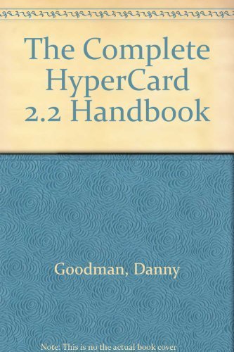 Stock image for Complete HyperCard 2.2 Handbook for sale by Zoom Books Company