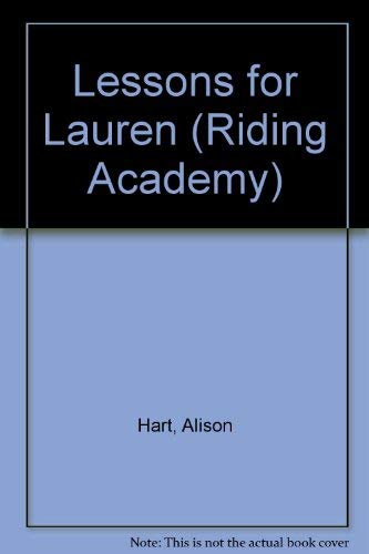 Imagen de archivo de Lessons for Lauren (Riding Academy #4) a la venta por Wonder Book