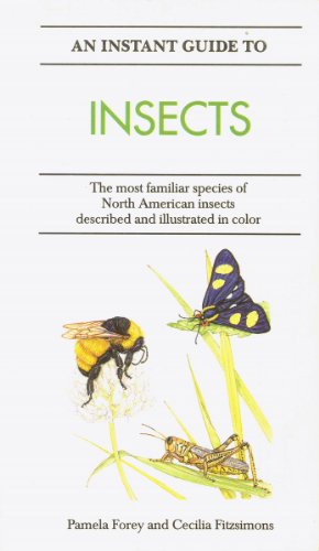 Stock image for An Instant Guide to Insects: The Most Familiar Species of North American Insects Described and Illustrated in Color for sale by Wonder Book