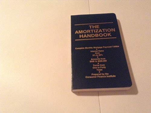 Beispielbild fr Amortization Handbook zum Verkauf von Wonder Book