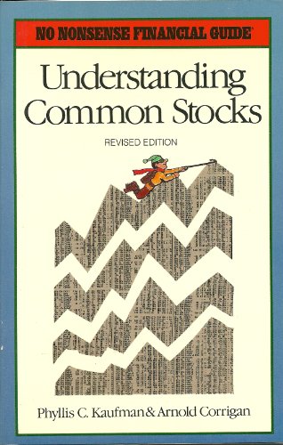Beispielbild fr Understanding Common Stock zum Verkauf von Better World Books