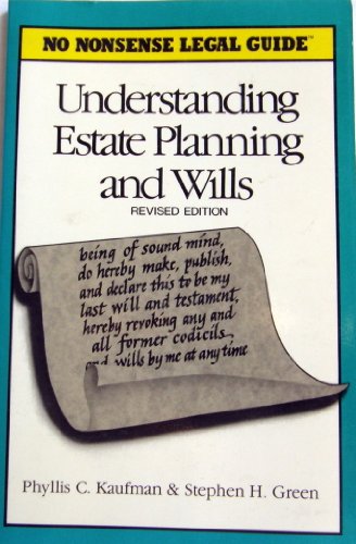 Imagen de archivo de Understanding Estate Planning and Wills (No Nonsense Legal Guides) a la venta por Wonder Book