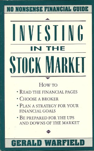 Imagen de archivo de Investing in the Stock Market (No Nonsense Financial Guides) a la venta por Wonder Book
