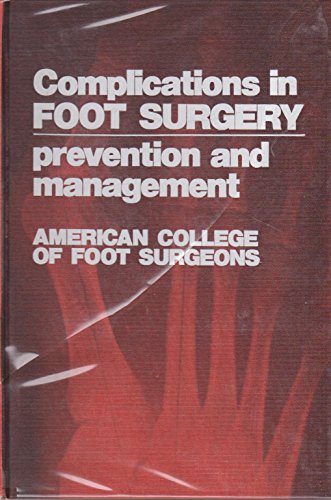 9780683001068: Complications in foot surgery: Prevention and management