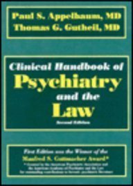 Stock image for Clinical Handbook of Psychiatry and the Law for sale by HPB-Red