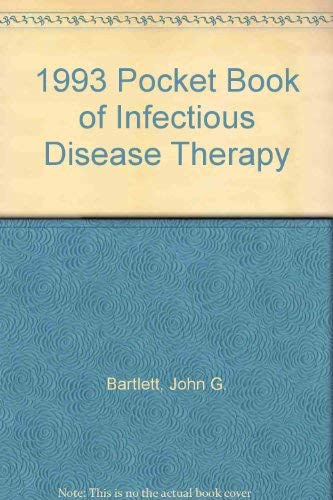 Beispielbild fr Pocketbook of Infectious Disease Therapy, 1993 zum Verkauf von Better World Books