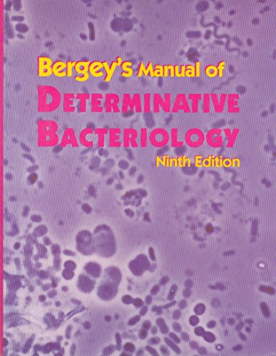 Imagen de archivo de Bergey's Manual of Determinative Bacteriology a la venta por Anybook.com