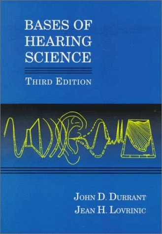 Imagen de archivo de Bases of Hearing Science a la venta por HPB-Red