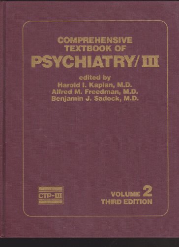 Imagen de archivo de Comprehensive textbook of psychiatry, III a la venta por Once Upon A Time Books