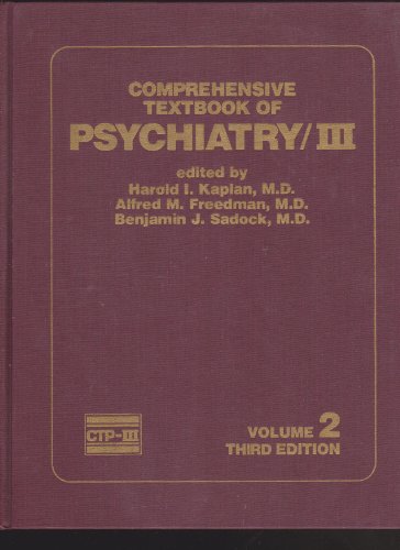 Stock image for Comprehensive textbook of psychiatry, III for sale by ThriftBooks-Dallas