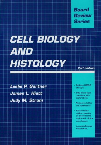 Beispielbild fr Cell Biology and Histology (Board Review Series) zum Verkauf von DENNIS GALLEMORE
