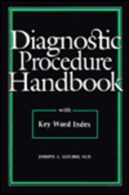 Beispielbild fr Diagnostic Procedure Handbook With Key Word Index zum Verkauf von HPB-Red