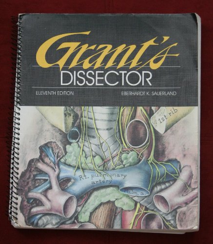 Beispielbild fr Grant's Dissector zum Verkauf von Better World Books