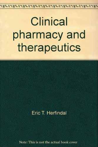 Stock image for Clinical pharmacy and therapeutics, for sale by HPB-Red