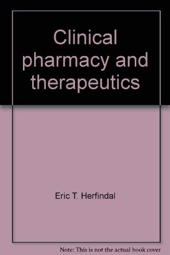 9780683039634: Clinical pharmacy and therapeutics