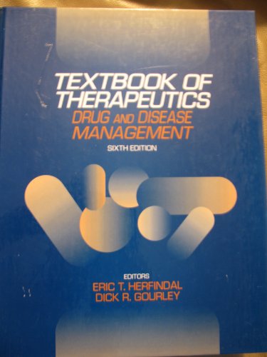 Beispielbild fr Textbook of Therapeutics: Drug and Disease Management zum Verkauf von Anybook.com