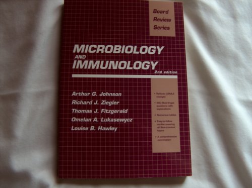 Imagen de archivo de Microbiology and Immunology a la venta por The Yard Sale Store