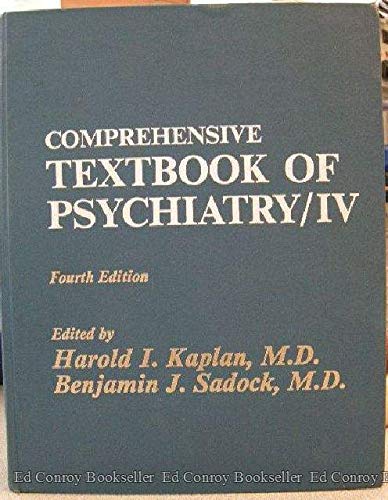 9780683045109: Comprehensive textbook of psychiatry/IV