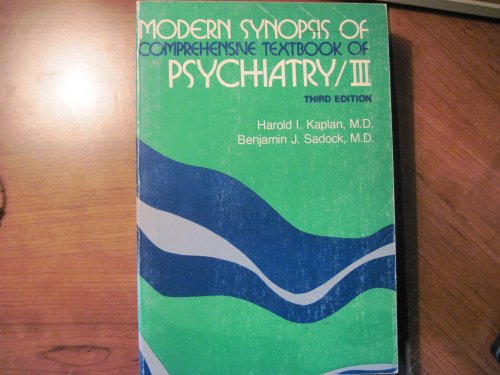 Stock image for Modern Synopsis of "Comprehensive Textbook of Psychiatry" for sale by HPB-Red