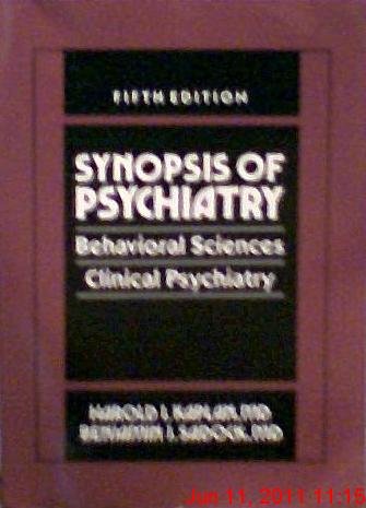Stock image for Synopsis of Psychiatry-Behavioral Sciences-Clinical Psychiatry, 5th Edition, for sale by HPB-Ohio