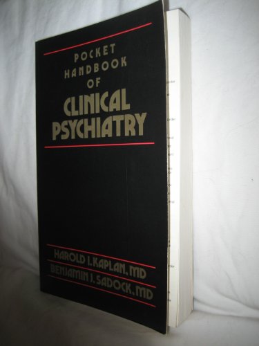 Imagen de archivo de Pocket Handbook of Clinical Psychiatry a la venta por More Than Words
