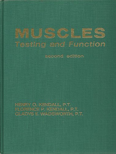 Beispielbild fr Muscles, Testing and Function zum Verkauf von HPB-Emerald