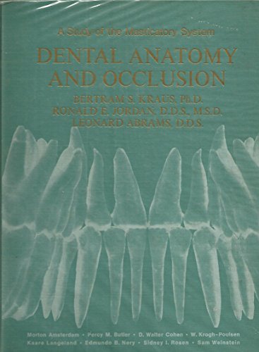 Beispielbild fr Dental Anatomy and Occlusion: Study of the Masticatory System zum Verkauf von Books Unplugged