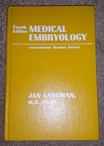 9780683048582: Medical Embryology