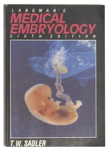 Imagen de archivo de Medical Embryology a la venta por Better World Books