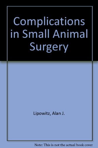 9780683050479: Complications in Small Animal Surgery