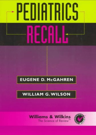 Beispielbild fr Pediatrics Recall (Recall Series) zum Verkauf von HPB-Red