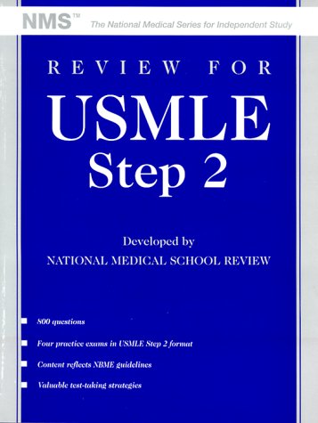 Imagen de archivo de Review for Usmle: United States Medical Licensing Examination, Step 2 (The National Medical Series for Independent Study) a la venta por Wonder Book